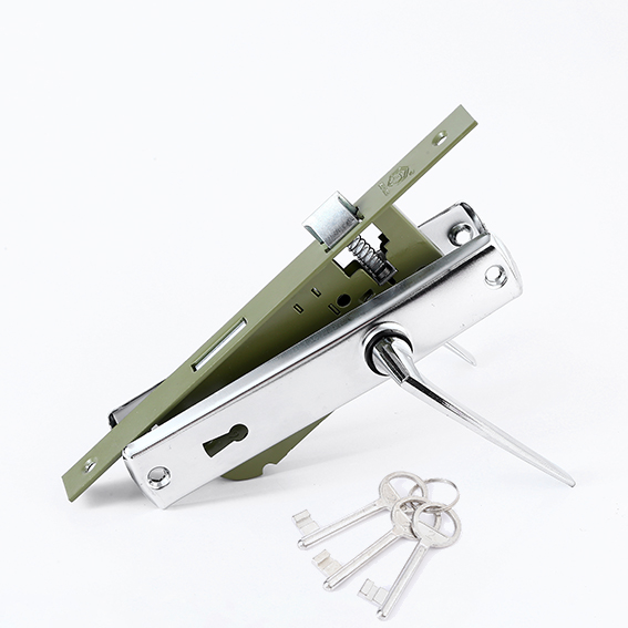 78 78 Green Coating Lockbody With Handle Cylinder Key Lock